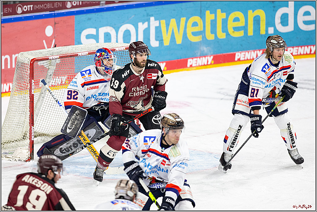 PENNY DEL;  Koelner Haie - Iserlohn Roosters; Koeln, 02.03.2021